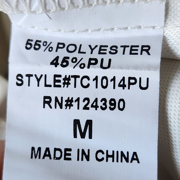 PEARLY ☆ FAUX LEATHER ☆ HOOK & EYE ☆ BUSTIER TOP ☆ M ☆ NWOT - Picture 8 of 8